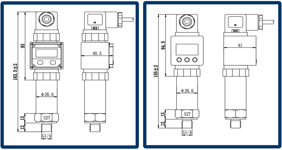 LEFOO Pressure Transmitter with LCD LFT6800