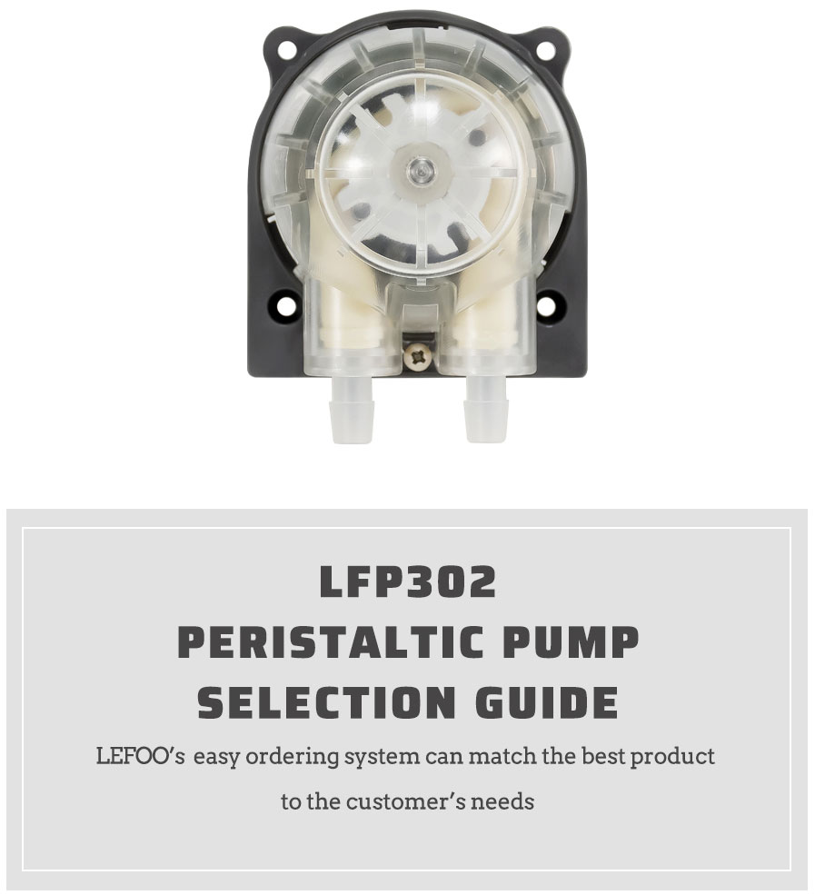 LEFOO Technical Benchmark of Peristaltic Dosing Pump LFP302/DB